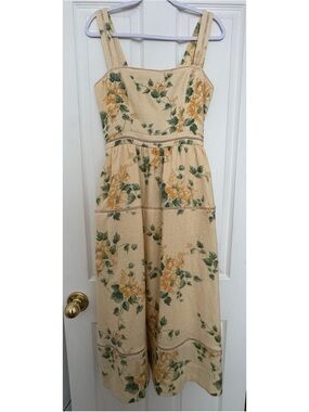 Reformation Everett Linen Dress | Size 8